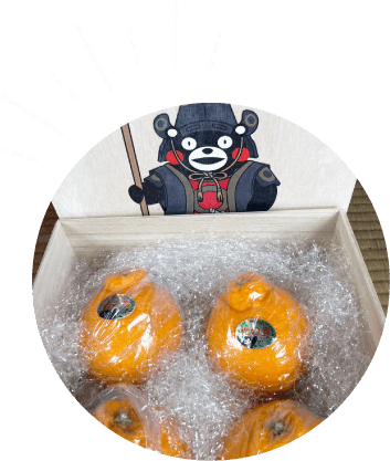 くまもん専用木箱を開けた写真